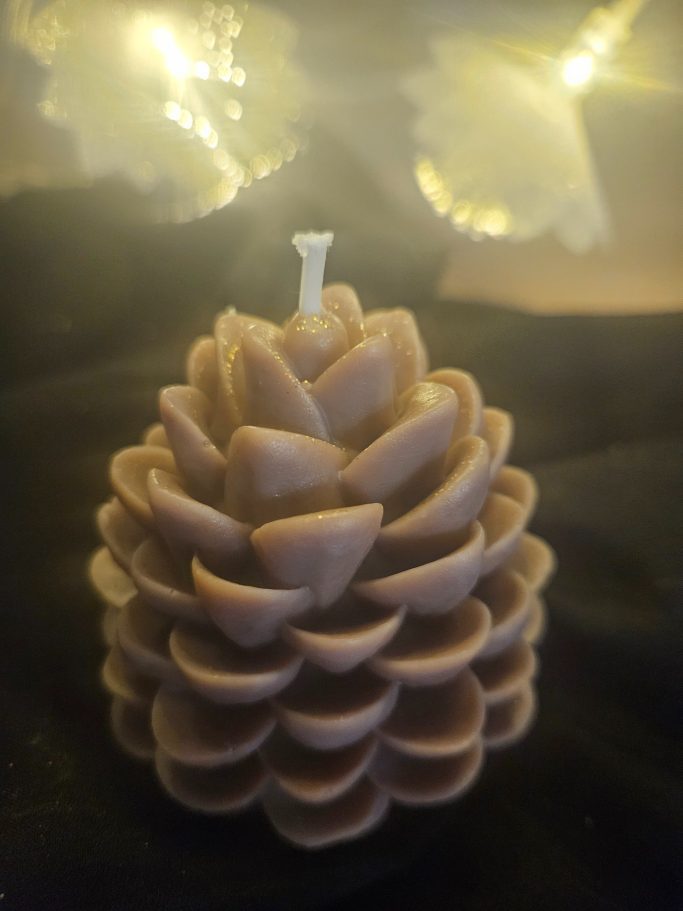 cèdre ,pomme de pin ,noël , bougie , idée cadeaux 