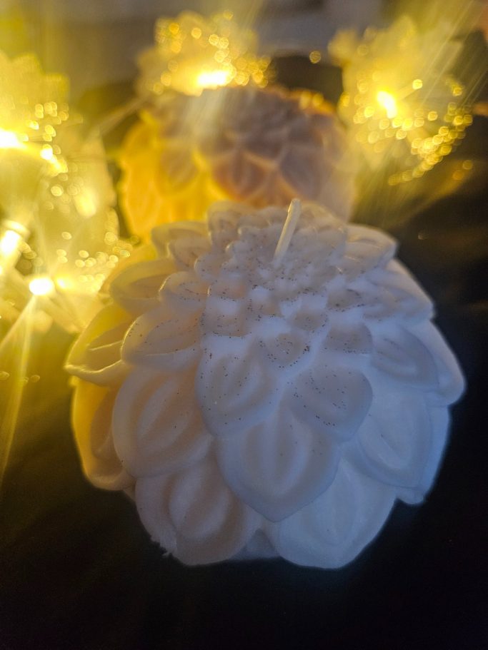 lotus , cire ,bougie ,idée cadeaux