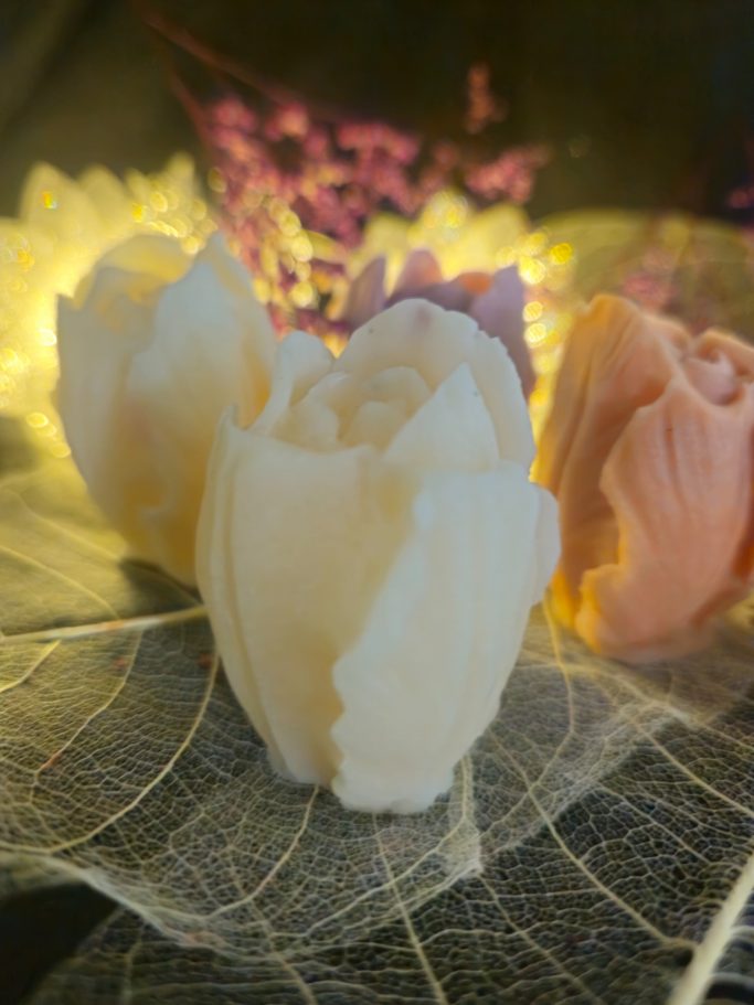 tulipe ,fleurs ,bouquets ,diy ,idée cadeaux ,cire